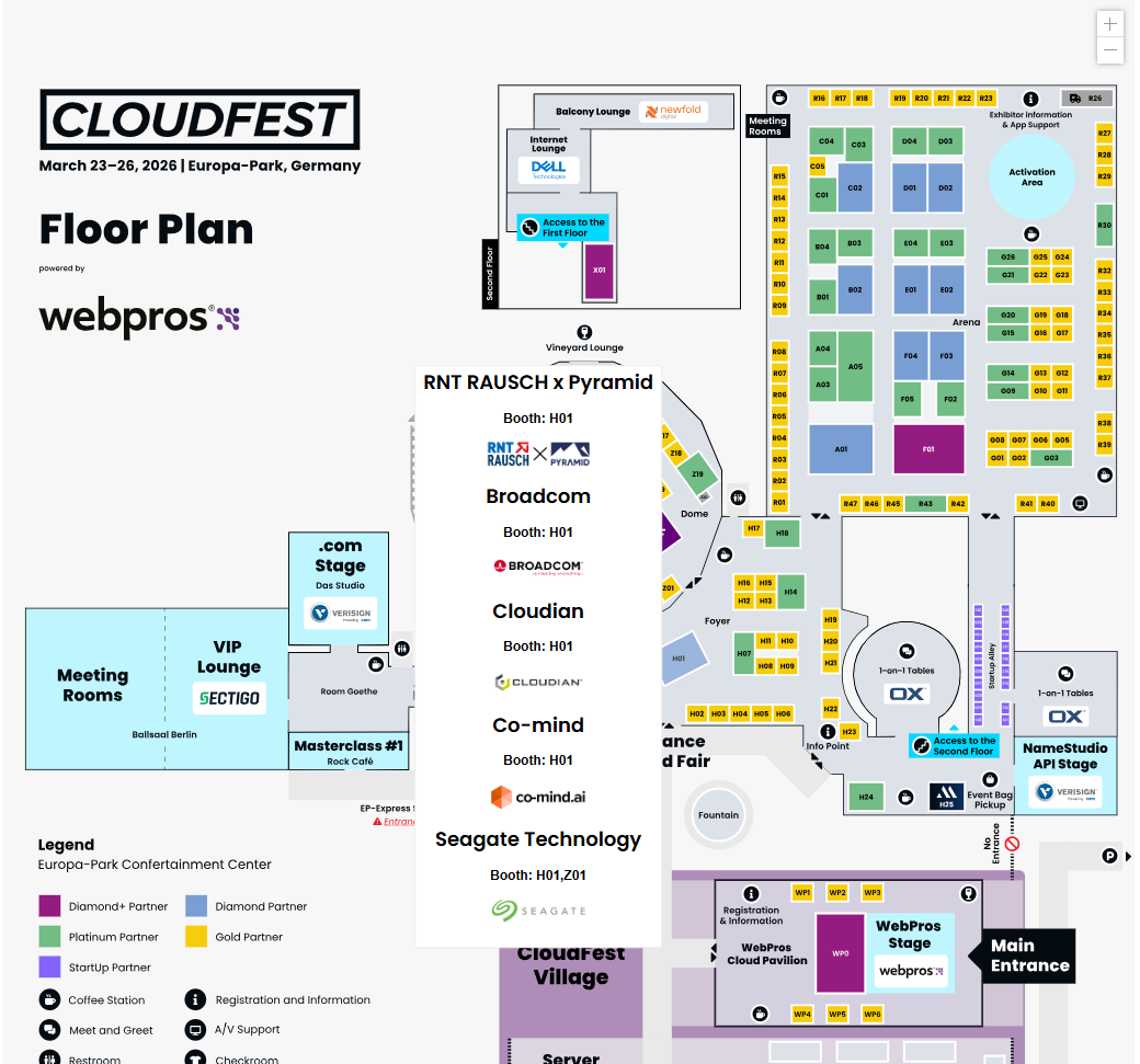 CloudFest 2026 — Booth H01
